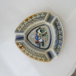 Vintage Wade Irish Porcelain Ireland Souvenir Ashtray